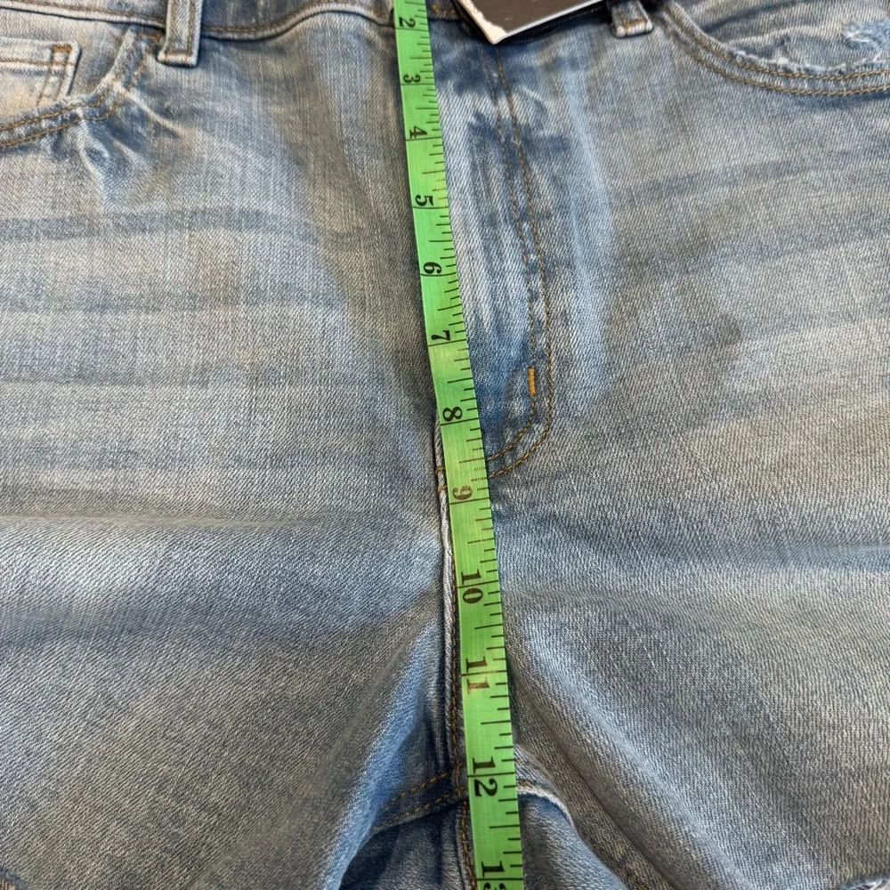 Studio Blue Classic Distressed Denim Cut‎ Off Shorts, Size 16